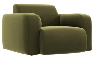 Windsor & Co Sametov&eacute; křeslo Lola