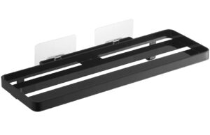 YAMAZAKI Čern&aacute; kovov&aacute; n&aacute;stěnn&aacute; police Film Hook 30 x 11