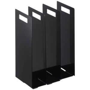 YAMAZAKI Sada dvou čern&yacute;ch kovov&yacute;ch organiz&eacute;rů na ručn&iacute;ky Tower