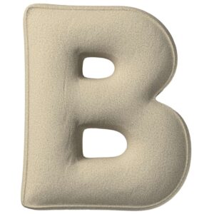 Yellow Tipi B&eacute;žov&yacute; boucl&eacute; pol&scaron;t&aacute;ř p&iacute;smeno B 40 cm