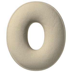 Yellow Tipi B&eacute;žov&yacute; boucl&eacute; pol&scaron;t&aacute;ř p&iacute;smeno O 40 cm