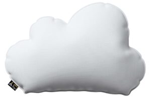 Yellow Tipi B&iacute;l&yacute; pol&scaron;t&aacute;ř ve tvaru mr&aacute;čku Soft Cloud 55 cm