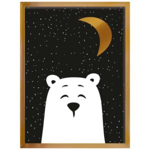 Yellow Tipi Dětsk&yacute; obraz Funny Band bear 40 x 30 cm