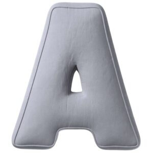 Yellow Tipi &Scaron;ed&yacute; sametov&yacute; pol&scaron;t&aacute;ř p&iacute;smeno A 40 cm