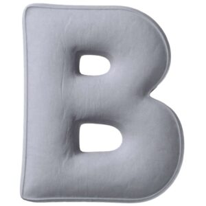 Yellow Tipi &Scaron;ed&yacute; sametov&yacute; pol&scaron;t&aacute;ř p&iacute;smeno B 40 cm