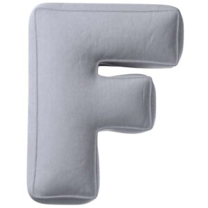 Yellow Tipi &Scaron;ed&yacute; sametov&yacute; pol&scaron;t&aacute;ř p&iacute;smeno F 40 cm