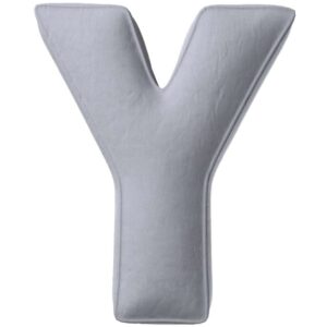 Yellow Tipi &Scaron;ed&yacute; sametov&yacute; pol&scaron;t&aacute;ř p&iacute;smeno Y 40 cm