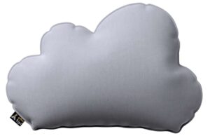 Yellow Tipi &Scaron;ed&yacute; sametov&yacute; pol&scaron;t&aacute;ř ve tvaru mr&aacute;čku Soft Cloud 55 cm