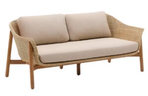 Zahradn&iacute; pohovka z uměl&eacute;ho ratanu Kave Home Galea 170