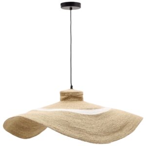 Z&aacute;věsn&eacute; světlo z př&iacute;rodn&iacute;ch vl&aacute;ken Kave Home Albenya 90 cm