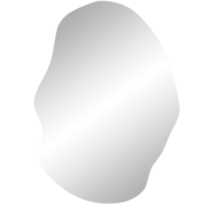 Z&aacute;věsn&eacute; zrcadlo J-line Oyaha 70 x 50 cm