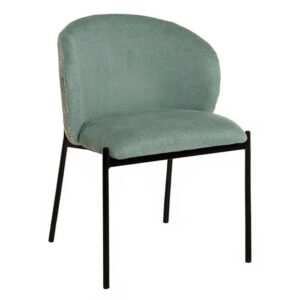 Zelen&aacute; čalouněn&aacute; j&iacute;deln&iacute; židle Somcasa Faina