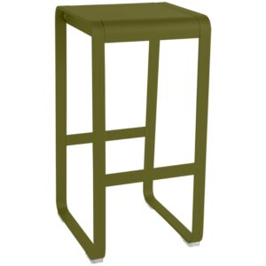 Zelen&aacute; hlin&iacute;kov&aacute; zahradn&iacute; barov&aacute; židle Fermob Bellevie 75 cm - odst&iacute;n pesto