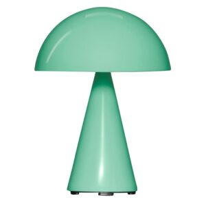 Zelen&aacute; kovov&aacute; nab&iacute;jec&iacute; stoln&iacute; lampa H&uuml;bsch Mush 20 cm