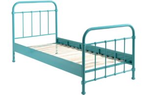 Zelen&aacute; kovov&aacute; postel Vipack New York 90 x 200 cm