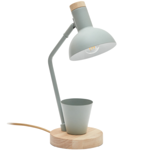 Zelen&aacute; kovov&aacute; stoln&iacute; lampa Kave Home Katia