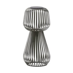 Zelen&aacute; kovov&aacute; zahradn&iacute; sol&aacute;rn&iacute; LED lampa Kave Home Reiba