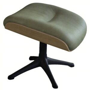 Zelen&aacute; kožen&aacute; podnožka FLEXLUX CLEMENT IV. 53 x 44 cm