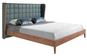 Zelen&aacute; koženkov&aacute; dvoulůžkov&aacute; postel Angel Cerd&aacute; No. 7148