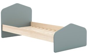 Zelen&aacute; lakovan&aacute; dětsk&aacute; postel Marckeric Estefania II. 90 x 190 cm