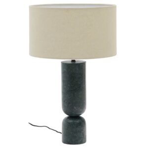 Zelen&aacute; mramorov&aacute; stoln&iacute; lampa Kave Home Vex