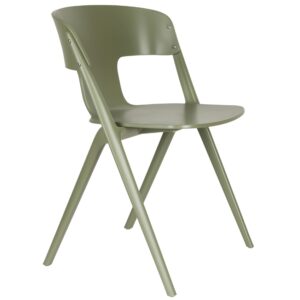 Zelen&aacute; plastov&aacute; zahradn&iacute; židle ZUIVER HORIZON