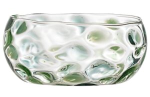 Zelen&aacute; skleněn&aacute; miska Bloomingville Rondha 12 cm