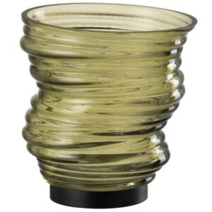 Zelen&aacute; skleněn&aacute; v&aacute;za J-line Torney 17 cm