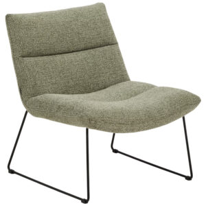 Zelen&eacute; čalouněn&eacute; křeslo Kave Home Asen