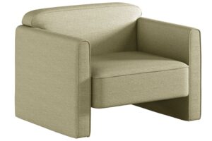 Zelen&eacute; čalouněn&eacute; křeslo MICADONI Abby