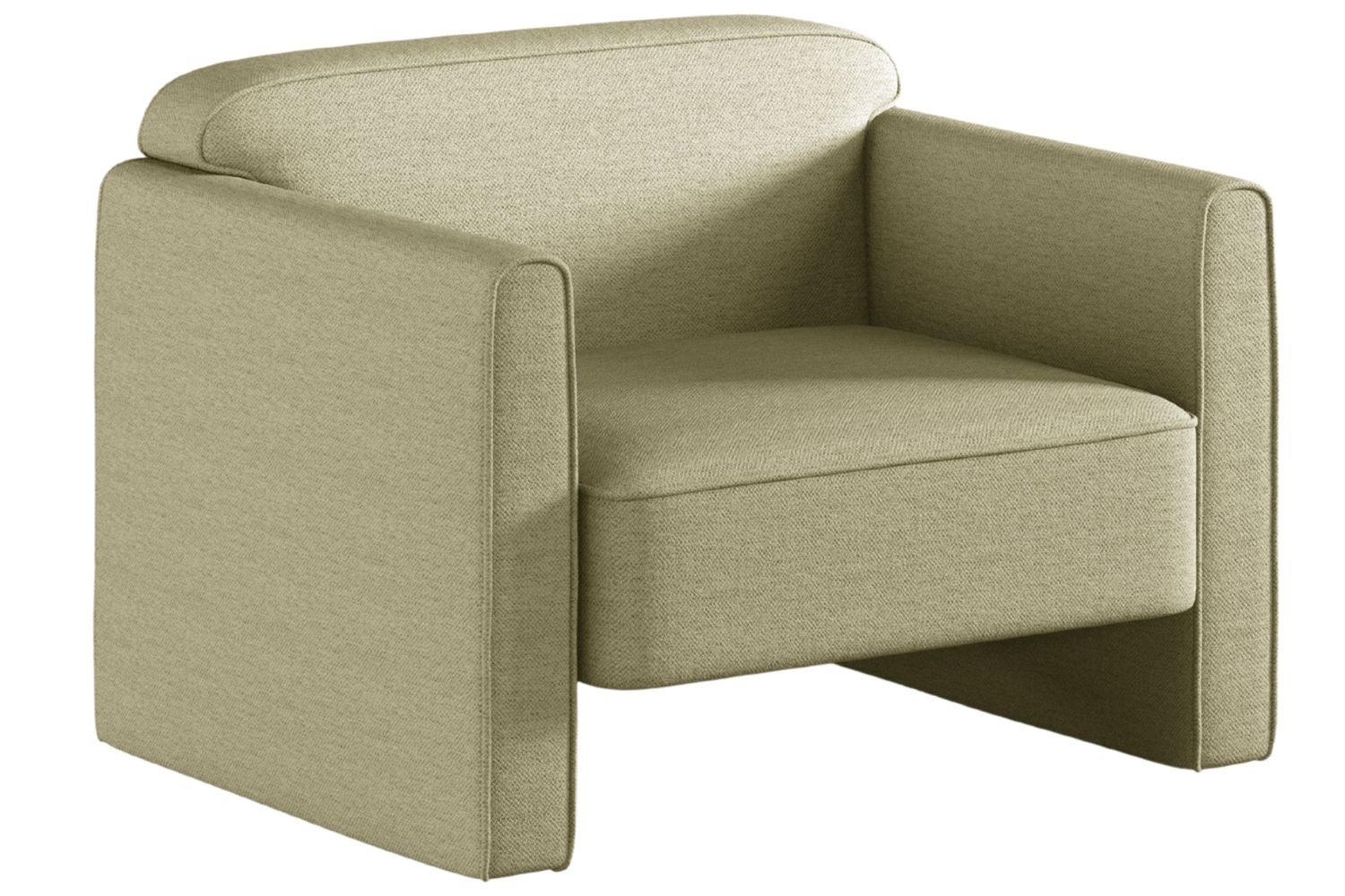 Zelené čalouněné křeslo MICADONI Abby