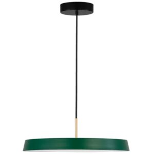 Zelen&eacute; kovov&eacute; z&aacute;věsn&eacute; LED světlo Nova Luce Vetro 50 cm