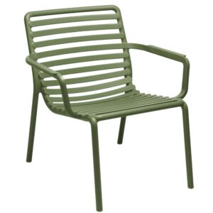 Zelen&eacute; plastov&eacute; zahradn&iacute; křeslo Nardi Doga Relax