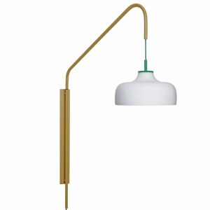 Zelen&eacute; skleněn&eacute; n&aacute;stěnn&eacute; světlo H&uuml;bsch Current