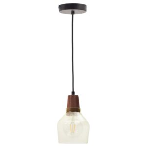 Zelen&eacute; skleněn&eacute; z&aacute;věsn&eacute; světlo Kave Home Silex 13 cm