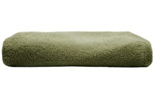 Zelen&yacute; boucl&eacute; potah na taburet Kave Home Kaeli 60 cm