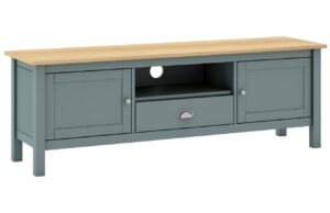 Zelen&yacute; dřevěn&yacute; TV stolek Marckeric Misti 158 x 40  cm