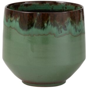 Zelen&yacute; keramick&yacute; květin&aacute;č J-Line Alina 26