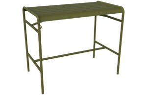 Zelen&yacute; kovov&yacute; barov&yacute; stůl Fermob Luxembourg 126 x 73 cm - odst&iacute;n pesto
