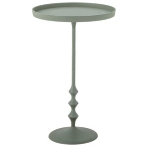 Zelen&yacute; kovov&yacute; odkl&aacute;dac&iacute; stolek Bloomingville Anjou 37 cm