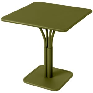 Zelen&yacute; kovov&yacute; stůl Fermob Luxembourg Pedestal 71 x 71 cm - odst&iacute;n pesto