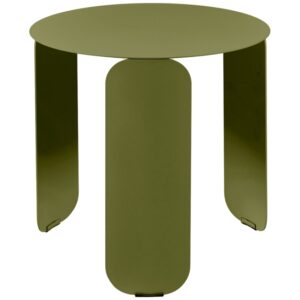 Zelen&yacute; kovov&yacute; zahradn&iacute; odkl&aacute;dac&iacute; stolek Fermob Bebop 45 cm - odst&iacute;n pesto