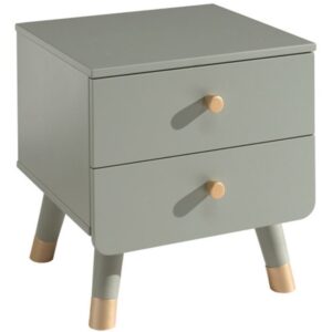 Zelen&yacute; lakovan&yacute; nočn&iacute; stolek Vipack Billy 43