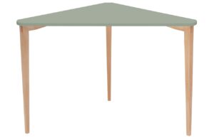 Zelen&yacute; lakovan&yacute; rohov&yacute; pracovn&iacute; stůl RAGABA NAJA 114 x 61 cm