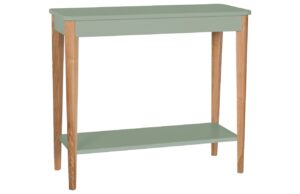 Zelen&yacute; lakovan&yacute; toaletn&iacute; stolek RAGABA ASHME 85 x 35 cm