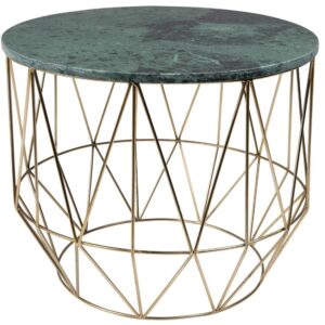 Zelen&yacute; mramorov&yacute; konferenčn&iacute; stolek DUTCHBONE Boss 51 cm