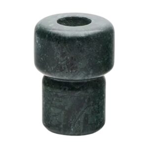 Zelen&yacute; mramorov&yacute; sv&iacute;cen Kave Home Signe 12 cm