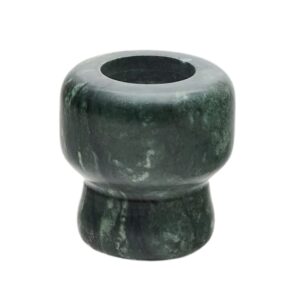 Zelen&yacute; mramorov&yacute; sv&iacute;cen Kave Home Signe 8 cm