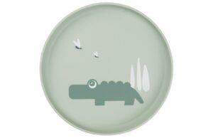 Zelen&yacute; plastov&yacute; dětsk&yacute; tal&iacute;ř Done by Deer Croco