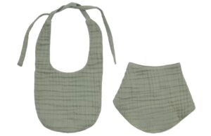 Zelen&yacute; set dvou bavlněn&yacute;ch brynd&aacute;ků Kave Home Prune